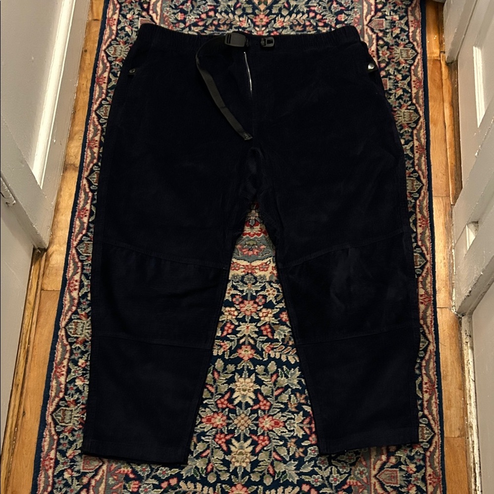 Sergio Tacchini Men's Navy Corduroy Pants